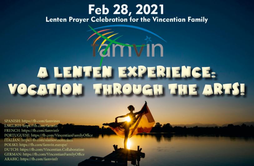 Lenten Prayer Celebration for the Vincentian Family, February 28, 2021